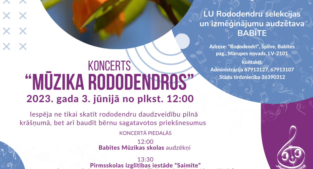 “Mūzika rododendros”
